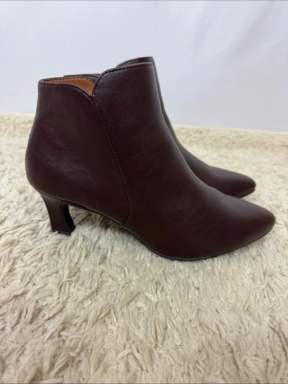 Eurosoft‎ Violet Bootie Size 9 Dark Brown New